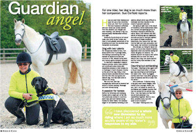 Horse and Rider magazine article
